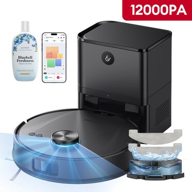 Aspirateur Robot Laveur TP20 Pro- 12,000 pa/200min - Navigation Lidar- Noir- Station Auto-Vidage Aspirateur Robot Laveur TP20 Pro- 12,000 pa/200min - Navigation Lidar- Noir- Station Auto-Vidage