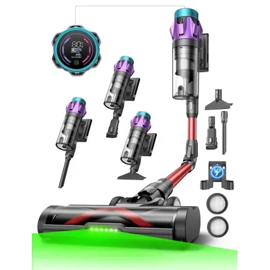Aspirateur Balai UU18 PowerPro - 80kpa/ 150aw /80min - Batterie amovible- Tube pliable