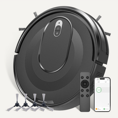 Cleanova W6plus-5000pa Aspirateur Robot-120min Autonomie-alexa/app/ifttt-ultra Mince Silencieux Cleanova W6plus-5000pa Aspirateur Robot-120min Autonomie-alexa/app/ifttt-ultra Mince Silencieux