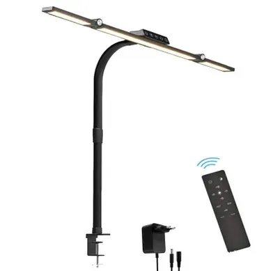 Lampe De Bureau LED Triple Tête Réglable Avec Capteur Et Télécommande 24w Lampe De Bureau LED Triple Tête Réglable Avec Capteur Et Télécommande 24w