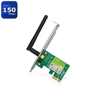 Adaptateur PCi-express Sans Fil N150 Simple Bande 2.4 Ghz Adaptateur PCi-express Sans Fil N150 Simple Bande 2.4 Ghz