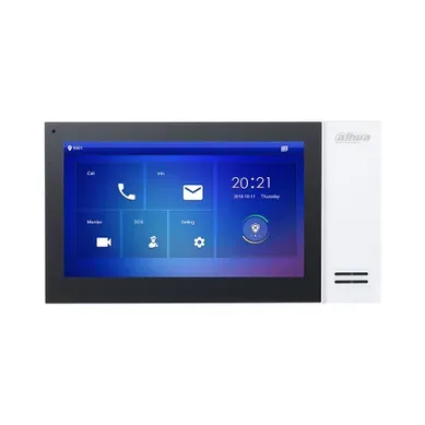 Moniteur Vidéo Ip Tactile 7" Blanc - Dahua Moniteur Vidéo Ip Tactile 7" Blanc - Dahua