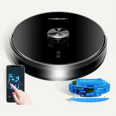 X6 Aspirateur robot laveur 2-en-1 avec LDS , 6500 Pa, lavage en Y et contrôle via X6 Aspirateur robot laveur 2-en-1 avec LDS , 6500 Pa, lavage en Y et contrôle via