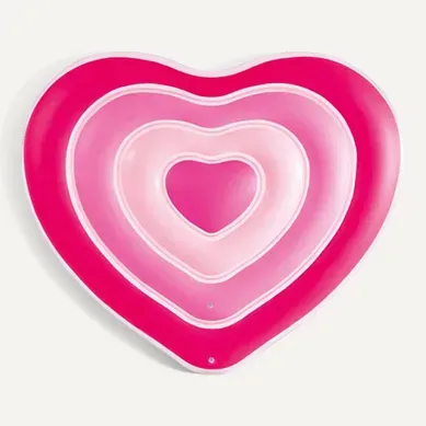Bouée Gonflable Cœur "ile Love" 155cm Rose Bouée Gonflable Cœur "ile Love" 155cm Rose
