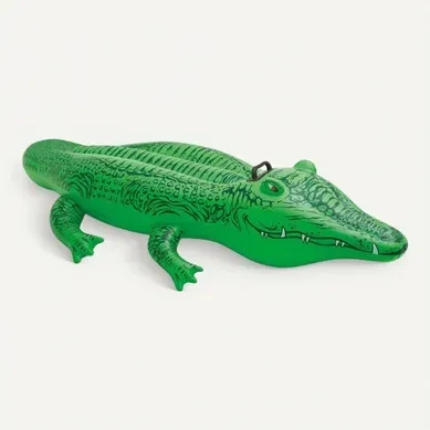 Bouée Gonflable À Chevaucher "crocodile" 168cm Vert Bouée Gonflable À Chevaucher "crocodile" 168cm Vert
