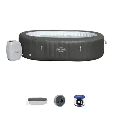 Spa Gonflable Bestway - Lay-z-spa Mauritius - Avec Wifi - Airjet 180 Airjets - 270 X 180 X 71 Cm Spa Gonflable Bestway - Lay-z-spa Mauritius - Avec Wifi - Airjet 180 Airjets - 270 X 180 X 71 Cm