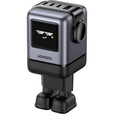 Chargeur Mural Gan 100w 4 Ports (3×usb-c,1×usb-a) Écran Tft, Pieds Magnétiques