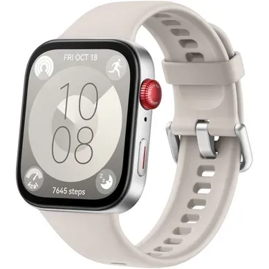Watch Fit 3 Moon White - Écran 1,82" Amoled, Gps, 10 Jours D'autonomie