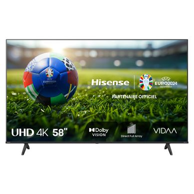Téléviseur 4K UHD 58'' 147 cm HISENSE 58E61KT Téléviseur 4K UHD 58'' 147 cm HISENSE 58E61KT vue de face