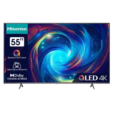 Téléviseur 4K QLED 55'' 139 cm HISENSE 55E77KQ PRO Téléviseur 4K QLED 55'' 139 cm HISENSE 55E77KQ PRO vue de face