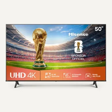 Téléviseur Uhd 4k 50'' 126cm Hisense 50a6q Noir Téléviseur Uhd 4k 50'' 126cm Hisense 50a6q Noir