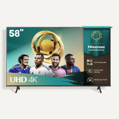 58a6q - TV LED 58" (147 Cm) - 4k Uhd 3840x2160 - 144 Hz - Hdr10+ - TV Connecté - 4xhdmi 2.1 - Wifi 58a6q - TV LED 58" (147 Cm) - 4k Uhd 3840x2160 - 144 Hz - Hdr10+ - TV Connecté - 4xhdmi 2.1 - Wifi