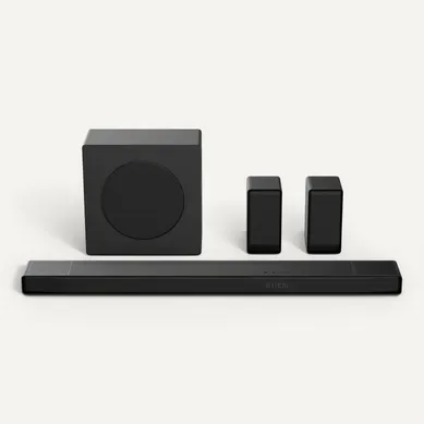 Barre De Son - Ax5140q - 5.1.4 Canaux - Dolby Atmos et Dts:x - 520w - Caisson Et Enceintes Arriere S