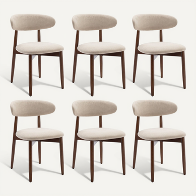 Lot De 6 Chaises Nordiques Robustes Et élégantes, Confortables, Pour Salle à Manger Et Cuisine,beige Lot De 6 Chaises Nordiques Robustes Et élégantes, Confortables, Pour Salle à Manger Et Cuisine,beige