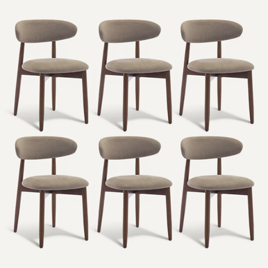 Lot De 6 Chaises Nordiques Robustes Et élégantes, Confortables, Pour Salle à Manger Et Cuisine,camel Lot De 6 Chaises Nordiques Robustes Et élégantes, Confortables, Pour Salle à Manger Et Cuisine,camel