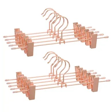 Cintre En Métal, Lot De 10, Porte-pantalons, 2 Pinces Antiglisses, Antirouille Cintre En Métal, Lot De 10, Porte-pantalons, 2 Pinces Antiglisses, Antirouille