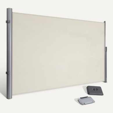 2 X 3,5 M (h X L), Store Latéral, Brise-vue Rétractable, Paravent, Beige 2 X 3,5 M (h X L), Store Latéral, Brise-vue Rétractable, Paravent, Beige