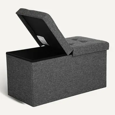 Bout De Lit Pliable Par 2 Côtés, Banc,charge 300 Kg Grise Foncée Bout De Lit Pliable Par 2 Côtés, Banc,charge 300 Kg Grise Foncée