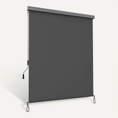 Store Vertical, Brise-vue Rétractable, 2.5 X 1.6 M, Pare-soleil, Pour Balcon, Gris Store Vertical, Brise-vue Rétractable, 2.5 X 1.6 M, Pare-soleil, Pour Balcon, Gris