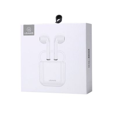 Usams Lu01 - Écouteurs Stereo Sans Fil (bluetooth 5.0) - Tactile - Blanc Usams Lu01 - Écouteurs Stereo Sans Fil (bluetooth 5.0) - Tactile - Blanc
