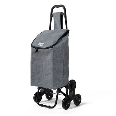Chariot De Courses Pliable Monte Escalier Style Oxford Gris Chariot De Courses Pliable Monte Escalier Style Oxford Gris