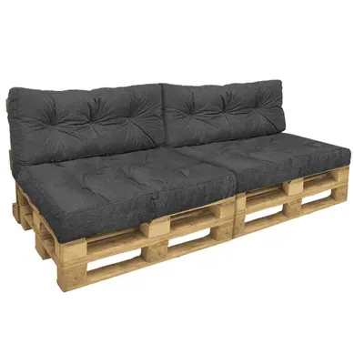 Lot De 4 Coussins Pour Palettes En Bois Gris Lot De 4 Coussins Pour Palettes En Bois Gris