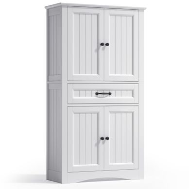 Meuble Rangement Salle De Bain Modulable Armoire 130cm 2 Portes 1 Tiroir étagères Réglables Blanc Meuble Rangement Salle De Bain Modulable Armoire 130cm 2 Portes 1 Tiroir étagères Réglables Blanc