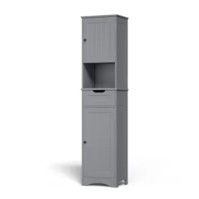 Meuble Colonne Salle De Bain Rangement Sur Pied Armoire 2 Portes Et 1 Tiroir 1 Placard étagère Meuble Colonne Salle De Bain Rangement Sur Pied Armoire 2 Portes Et 1 Tiroir 1 Placard étagère