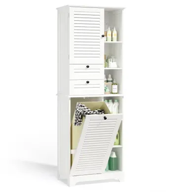 Meuble Colonne Salle De Bain Rangement Sur Pied Armoire 1 Porte Et 2 Tiroirs avec Panier à Linge Meuble Colonne Salle De Bain Rangement Sur Pied Armoire 1 Porte Et 2 Tiroirs avec Panier à Linge