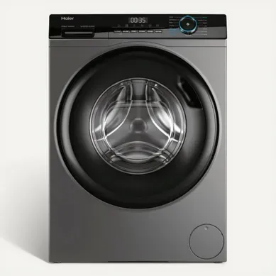 Lave-linge hublot HAIER HW100-B14939S8FR 10 kg Lave-linge hublot HAIER HW100-B14939S8FR 10 kg vue de face