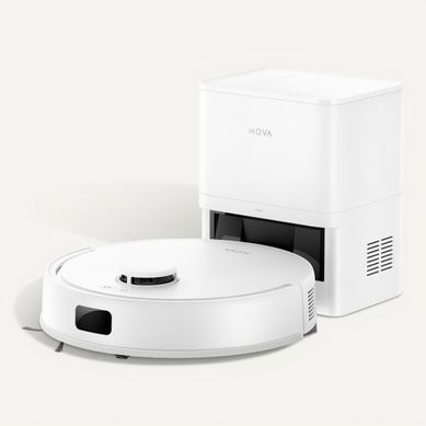Aspirateur robot E20 PLUS MOVA 245mL - 5000 Pa - Blanc vue 3/4
