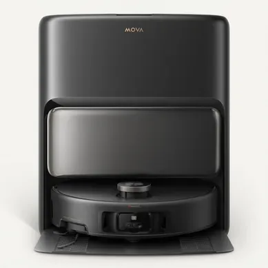 Aspirateur robot MOVA V50 ULTRA COMPLETE NOIR vue 3/4