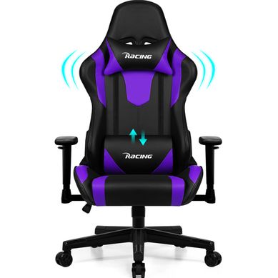 Chaise Gaming ,chaise Gamer Charge 150 Kg, Inclinable 90°à 165°,Noir et violet Chaise Gaming ,chaise Gamer Charge 150 Kg, Inclinable 90°à 165°,Noir et violet
