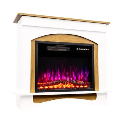 23'' Cheminée Électrique, 1000/2000W, Flamme 3D, Meuble Incluse 23'' Cheminée Électrique, 1000/2000W, Flamme 3D, Meuble Incluse