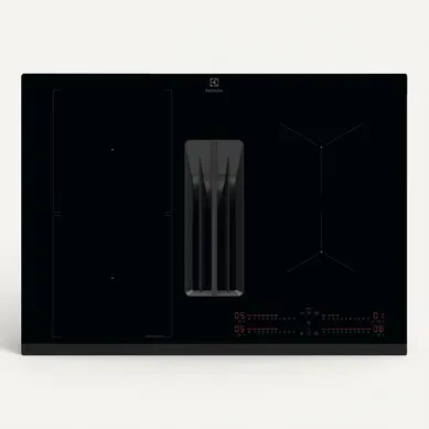 Table induction aspirante ELECTROLUX KCC73443 71 cm Table induction aspirante ELECTROLUX KCC73443 71 cm vue de face