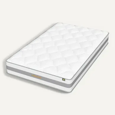 Matelas à Ressorts 160x200cm, 25cm Épaisseur, Matelas 7 Zones