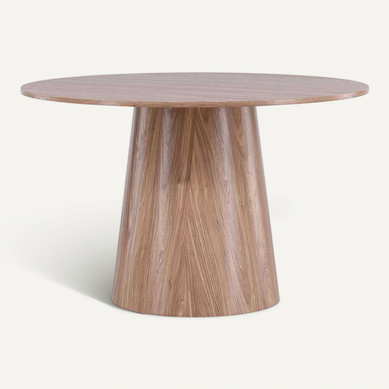 Lanzo - Table à Manger 4 Personnes Ronde En Bois - Bois