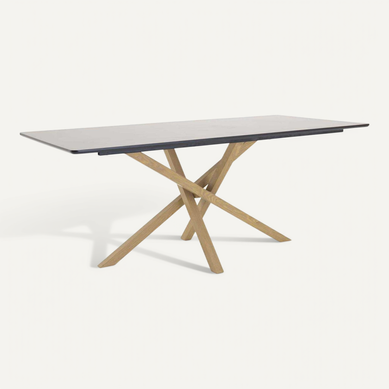 Table De Repas 90 X 180 Cm Piazza Noir, Marron