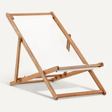 Chilienne En Bois "peachy" 105cm Naturel et Beige Chilienne En Bois "peachy" 105cm Naturel et Beige