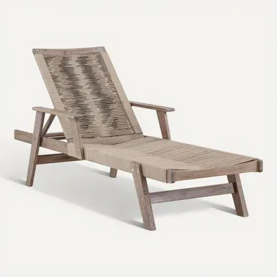Chaise Longue En Bois "little John" 115cm Marron Chaise Longue En Bois "little John" 115cm Marron