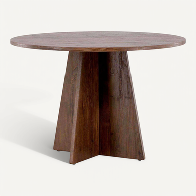 Table De Repas Ronde ?110 Cm Bootcut Mocca