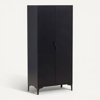 Armoire Design 2 Portes "piring" 85cm Noir Armoire Design 2 Portes "piring" 85cm Noir
