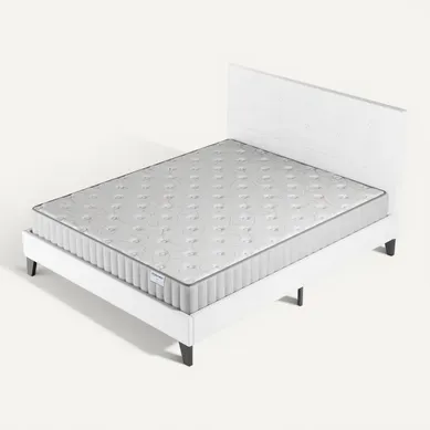 Ensemble 120x190 Cm, Lit Avec Tête De Lit + Matelas Mousse Ép.16cm à Mémoire De Forme Ensemble 120x190 Cm, Lit Avec Tête De Lit + Matelas Mousse Ép.16cm à Mémoire De Forme