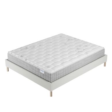 Ensemble 180x200 cm, sommier + matelas ressorts ensachés, ép. 25cm à mémoire de forme Ensemble 180x200 cm, sommier + matelas ressorts ensachés, ép. 25cm à mémoire de forme