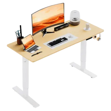Bureau Assis Debout 60 X 110 Cm, Fonction Mémoire Et Anti-collision,bureau Réglable 70-117cm Bureau Assis Debout 60 X 110 Cm, Fonction Mémoire Et Anti-collision,bureau Réglable 70-117cm