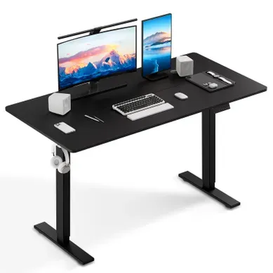 Bureau Assis Debout 80 X 160 Cm, Fonction Mémoire Et Anti-collision,bureau Réglable 70-117cm Bureau Assis Debout 80 X 160 Cm, Fonction Mémoire Et Anti-collision,bureau Réglable 70-117cm
