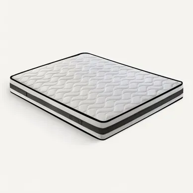 Matelas Mousse 160x200 FENIS - Epaisseur 20 Cm - Réversible - Côté Été/hiver