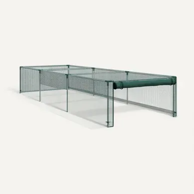 Filet De Protection Pour Plantes 1,25x3,73m Avec Porte à Fermeture éclair