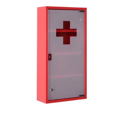Armoire à Pharmacie En Acier Inoxydable Avec Serrure, Modèle Pratique Et Sécuritaire Pour La Maison