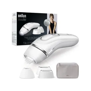 Épilateur à Lumiere Pulsée - Braun - Silk·expert Pro 3 - Épilation Des Poils à La Maison - Pochette Épilateur à Lumiere Pulsée - Braun - Silk·expert Pro 3 - Épilation Des Poils à La Maison - Pochette
